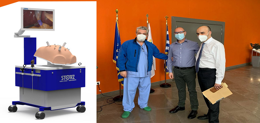 ΙΑΣΩ ΘΕΣΣΑΛΙΑΣ: Στην Ά Χειρουργική Κλινική, για πρώτη φορά στην Ελλάδα ο  νέος προσομοιωτής μικτής πραγματικότητας της Karl Storz. cover image