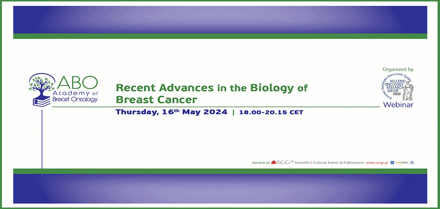 ABO webinar | ”RECENT ADVANCES IN THE BIOLOGY OF BREAST CANCER” article cover image